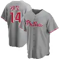 Men's No.14 Pete Rose Philadelphia Phillies Gray Replica Road Jersey