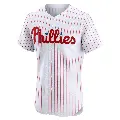 Men's No.25 Matt Strahm Philadelphia Phillies White Elite Home Jersey
