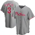 Men's No.3 Bryce Harper Philadelphia Phillies Gray Replica Road Jersey