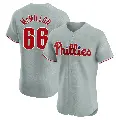 Men's No.66 John McMillon Philadelphia Phillies Gray Elite Road Jersey
