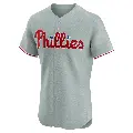 Men's No.66 John McMillon Philadelphia Phillies Gray Elite Road Jersey