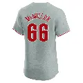 Men's No.66 John McMillon Philadelphia Phillies Gray Elite Road Jersey