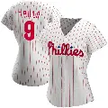 Women's No.9 Manny Trillo Philadelphia Phillies White Authentic Home Jersey