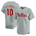 Youth No.10 J.T. Realmuto Philadelphia Phillies Gray Limited Away Jersey