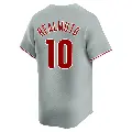 Youth No.10 J.T. Realmuto Philadelphia Phillies Gray Limited Away Jersey